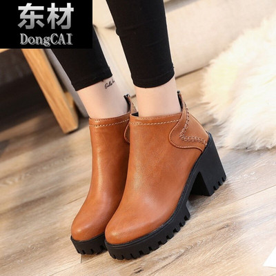 2017秋季时尚新宠 高跟粗跟复古马丁靴全面解析